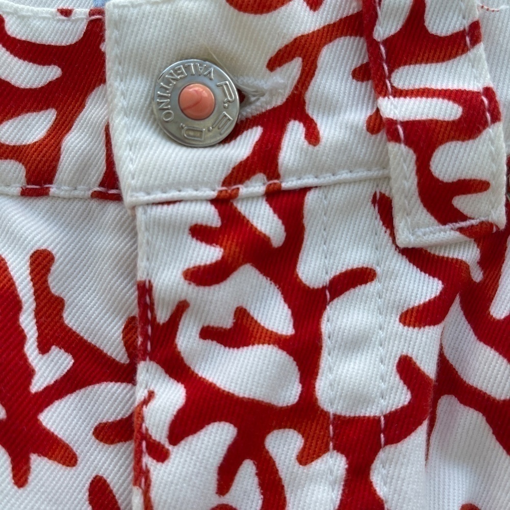 VALENTINO Red Pants - Denim - Picture 5 of 11